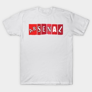 Arsenal torn jersey v3 T-Shirt